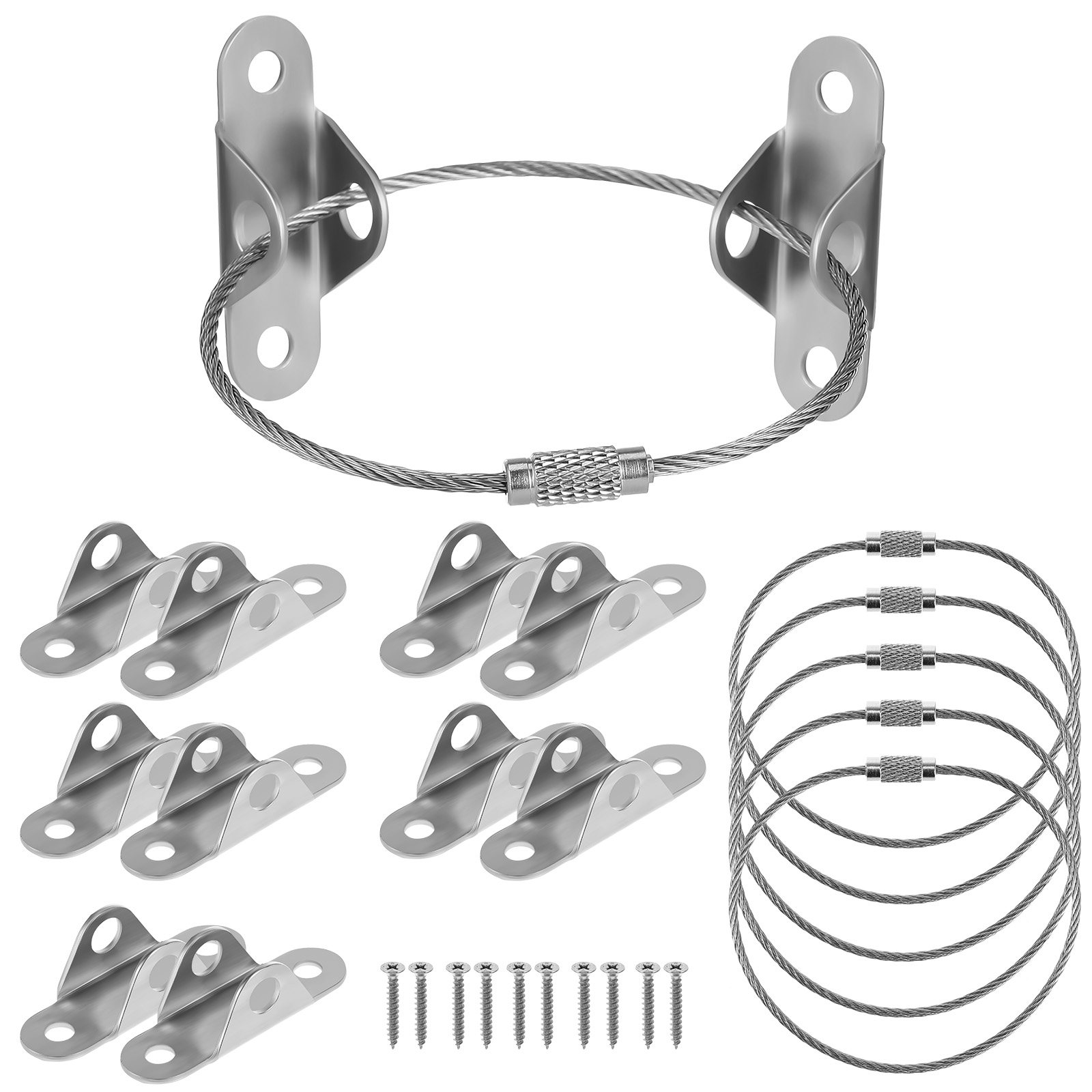 Earthquake Anchor Strap - 6Sets Anti Tip Furniture Anchor Set