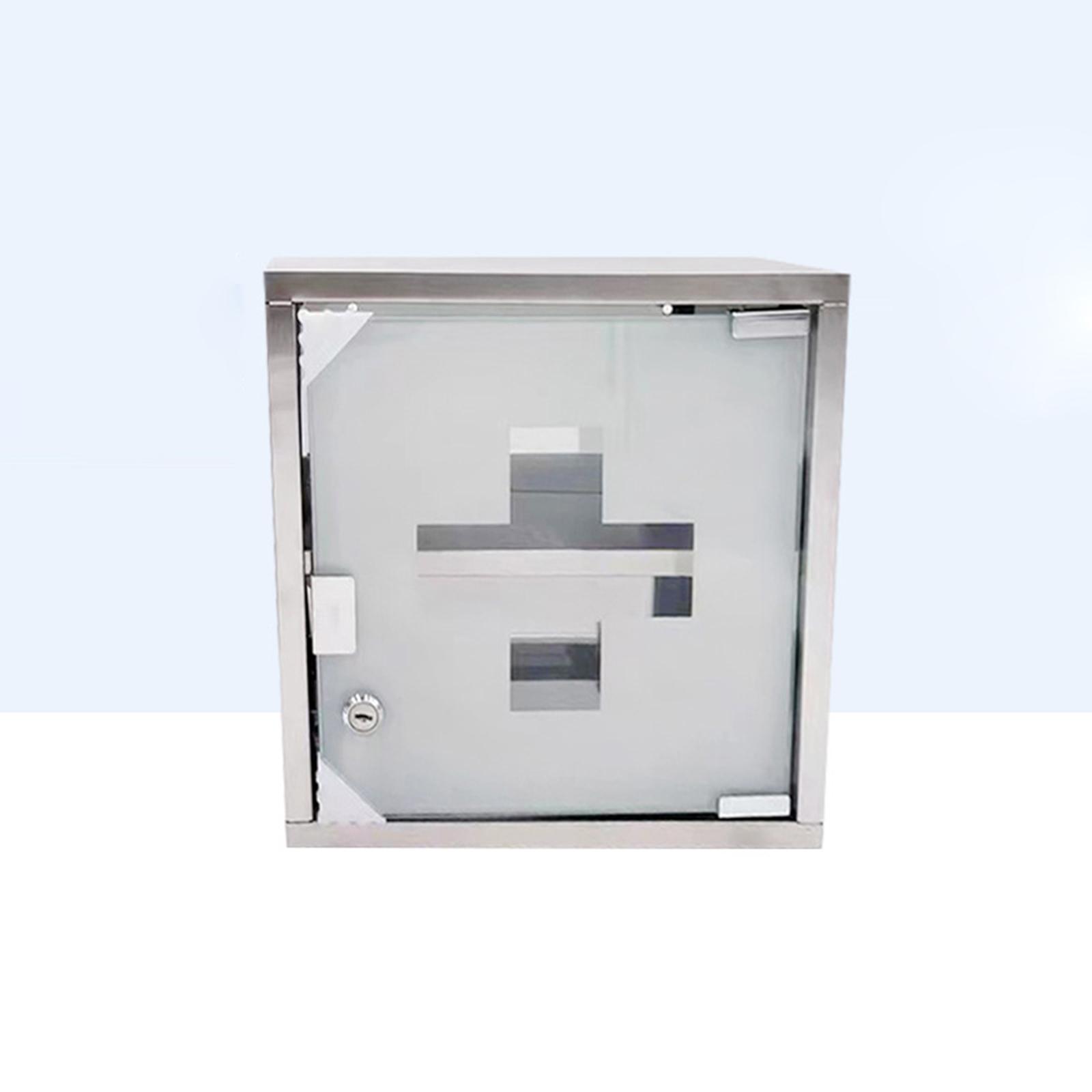 First Aid Medical Box Wall Mou - Medicine Cabinet Lock recension och pris