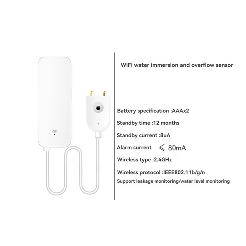 DTEN-Tuya WIFI Smart Water Lea - Water Alarm Sensor recension och pris