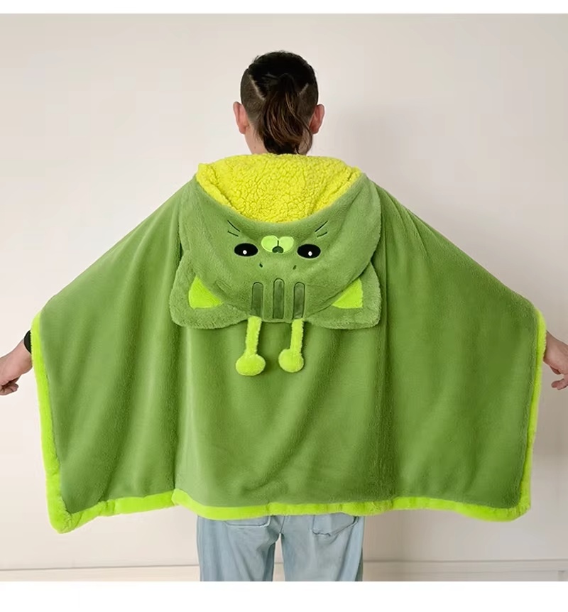 Cartoon Cute Alien Cat Hooded  - Fire Blanket Kitchen recension och pris