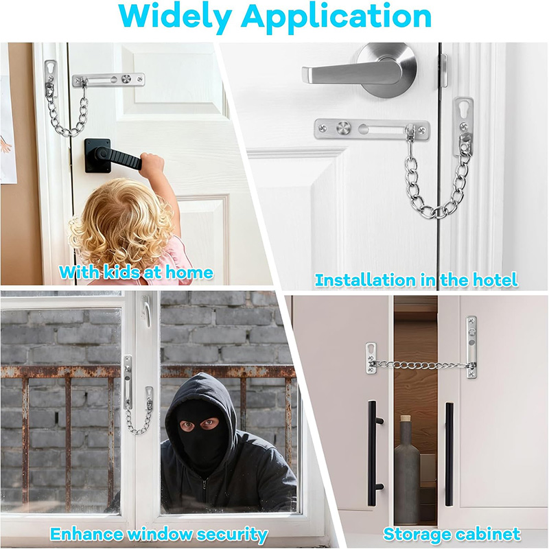 Stainless Steel Door Chain Loc - Security Chain Door recension och pris