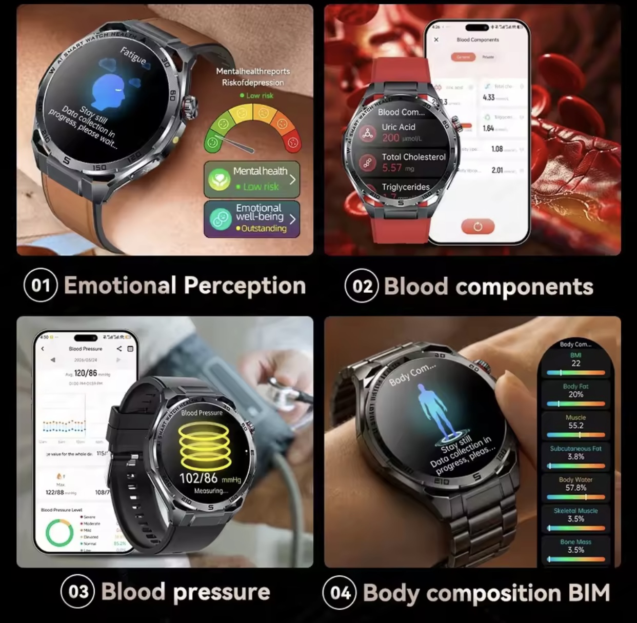 Medical ECG Watch 2026 AI Medi - Medicine Cabinet Lock recension och pris