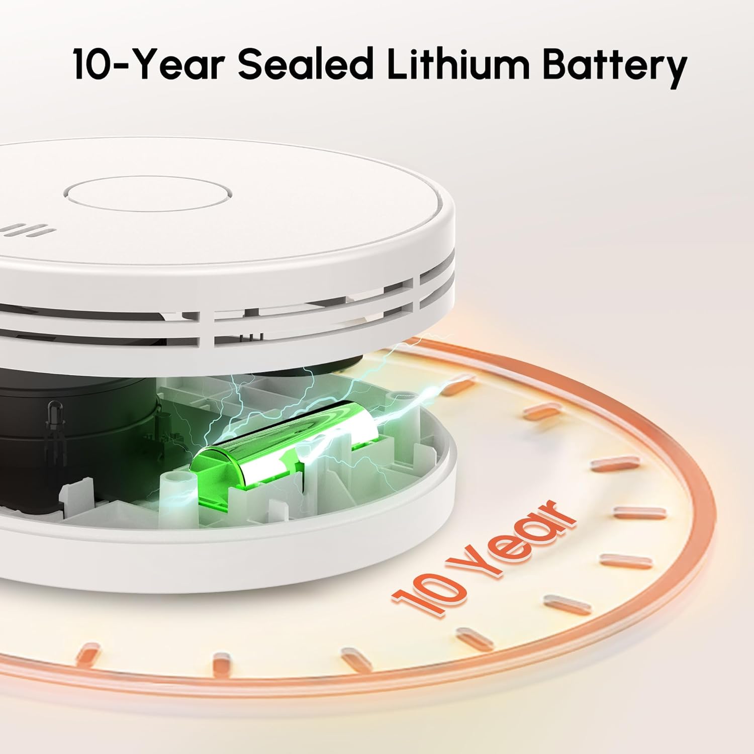 Smoke Alarm for Home, 10-Year  - Smoke Detector Interconnected recension och pris
