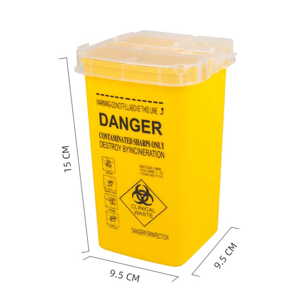 1L Sharps Container for Tattoo - Medicine Cabinet Lock recension och pris