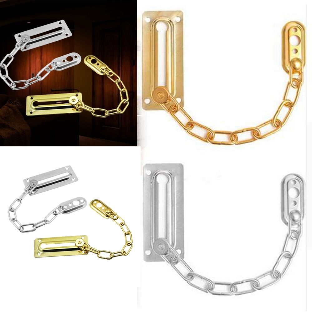 Polished Latch Door Lock Safet - Security Chain Door recension och pris