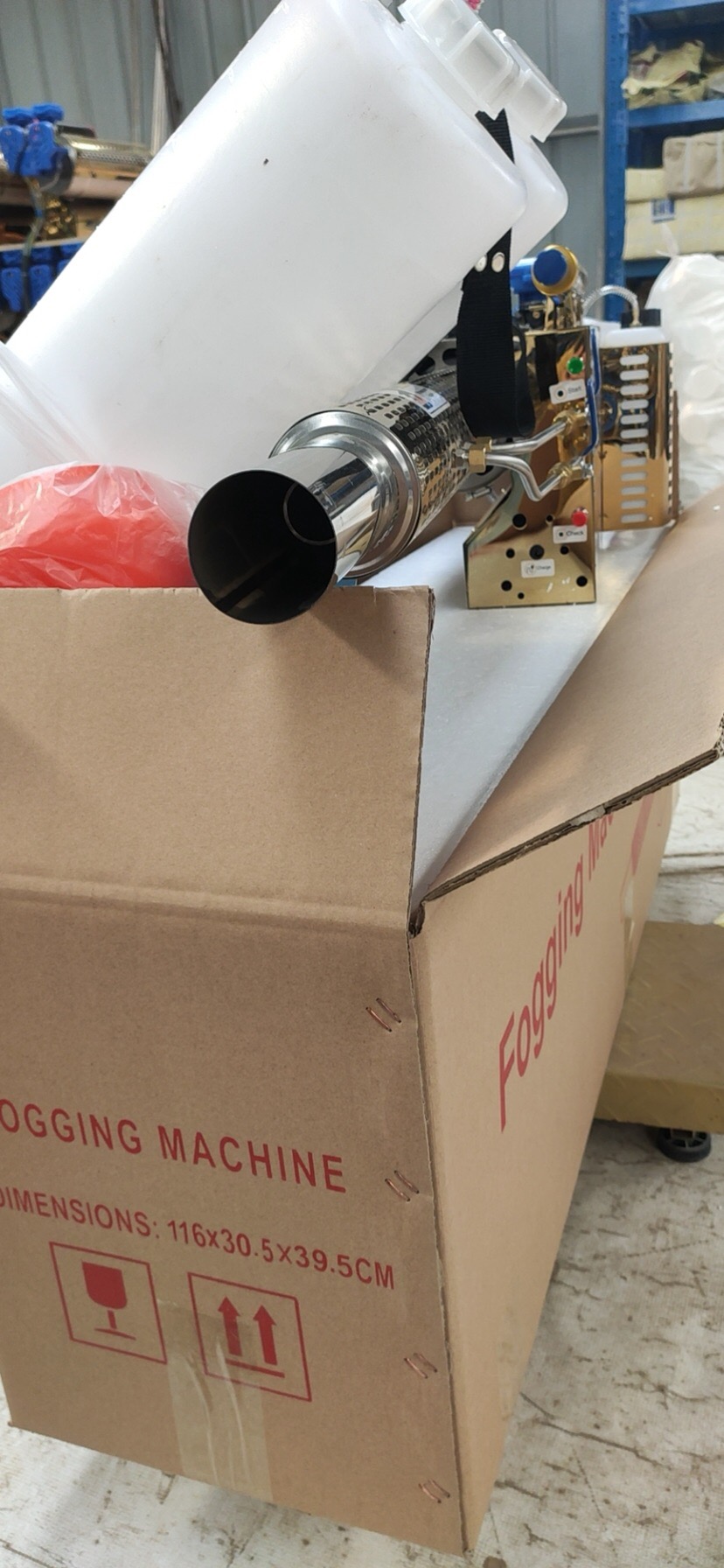 Fog Mist Machine for Disinfect - Flood Barrier Bag recension och pris